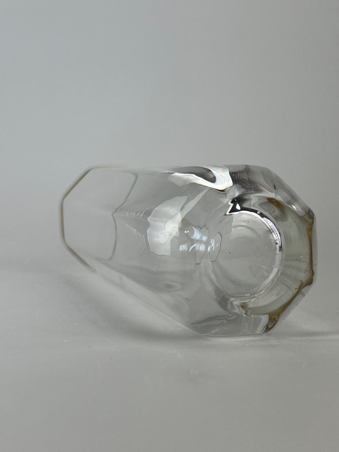 Set di sei Bicchieri da bibita cristallo bordo dorato