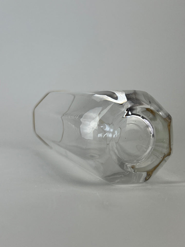 Set di sei Bicchieri da bibita cristallo bordo dorato