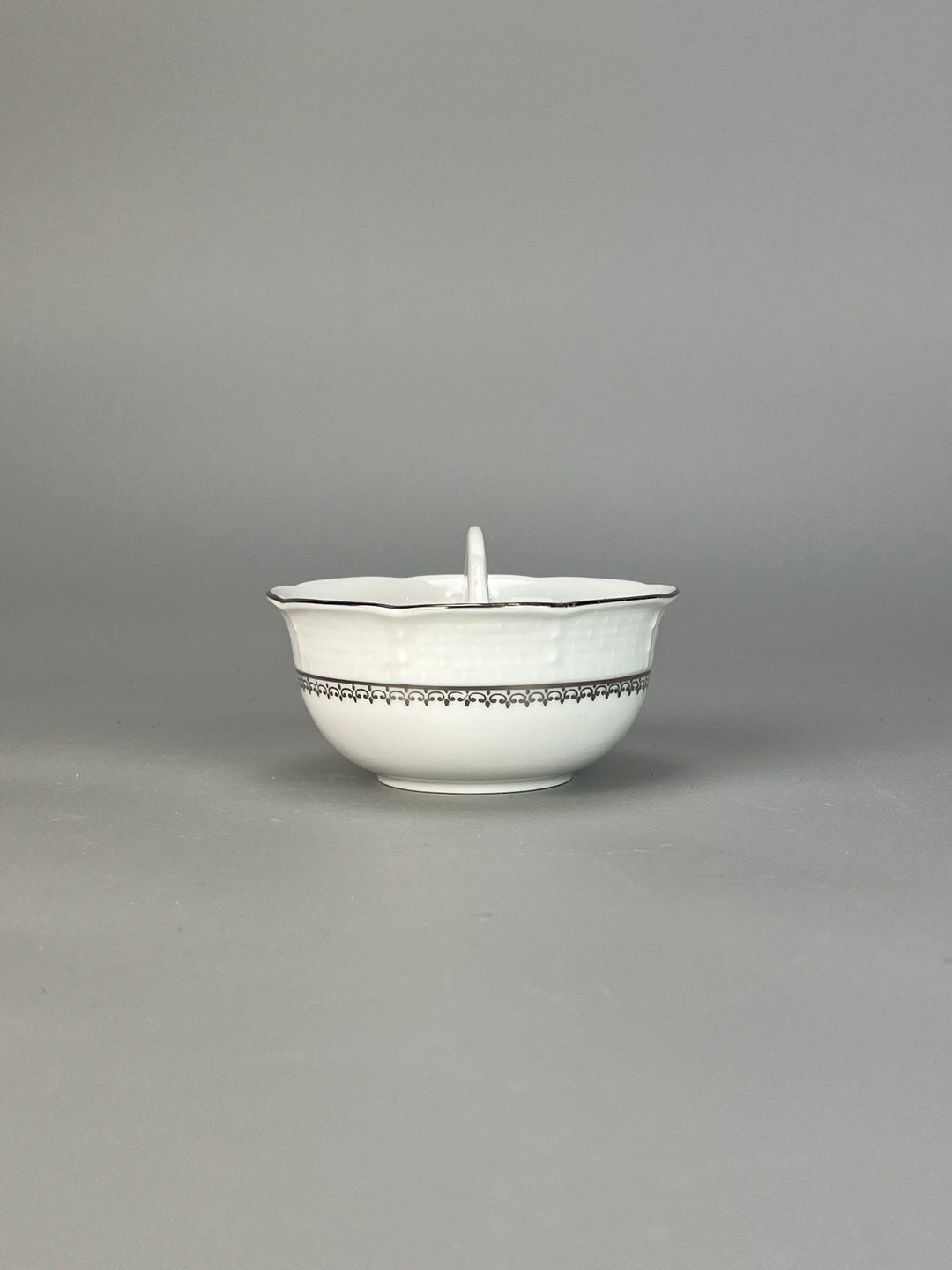 Servizio piatti Thun Czechoslovakia dodici persone decoro argento