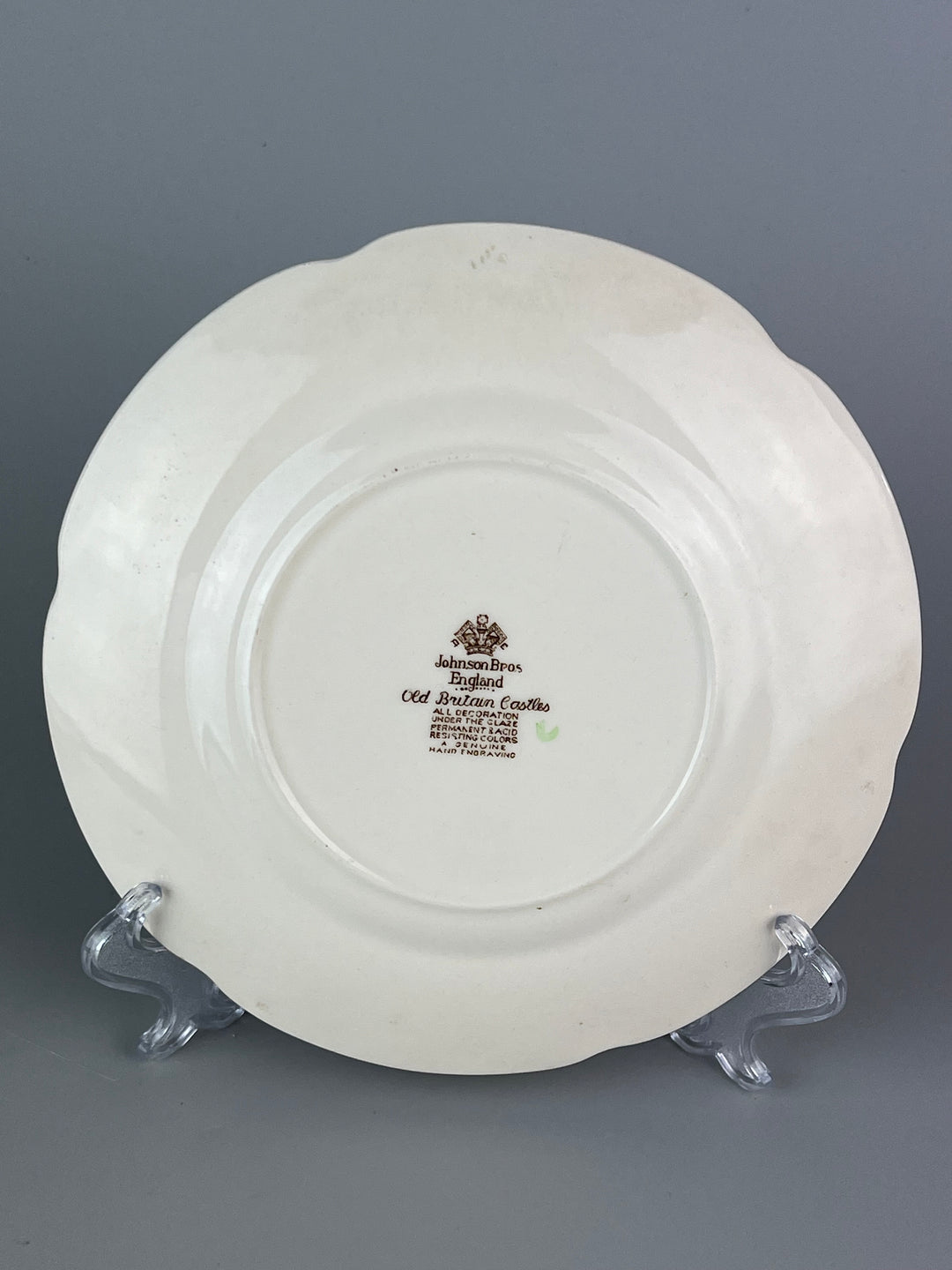 Piattino da Dolce Johnson Bros decoro Old Britain Castles
