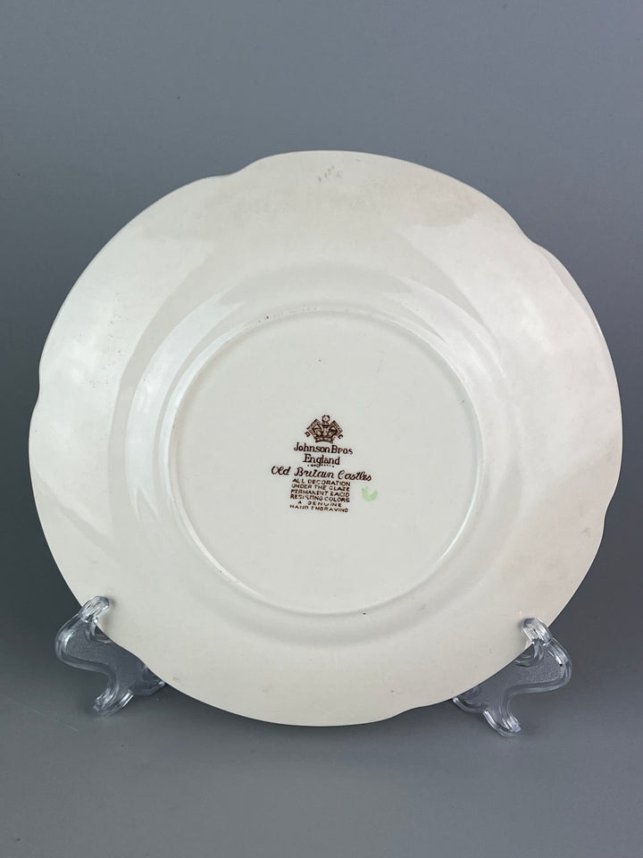 Piattino da Dolce Johnson Bros decoro Old Britain Castles