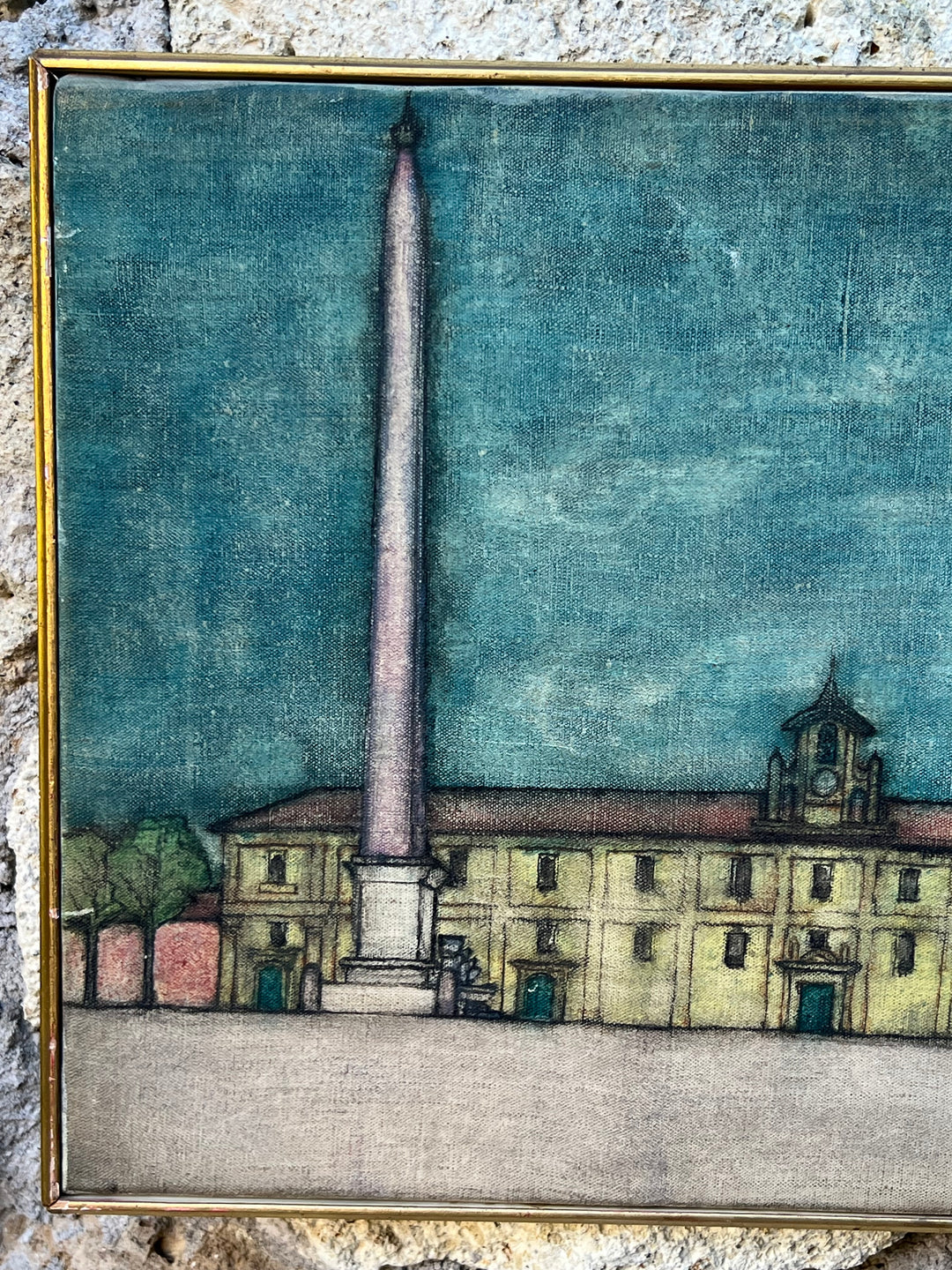 Quadro obelisco laterano Rocchi