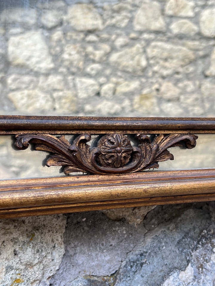 Specchio cornice dorata lavorata