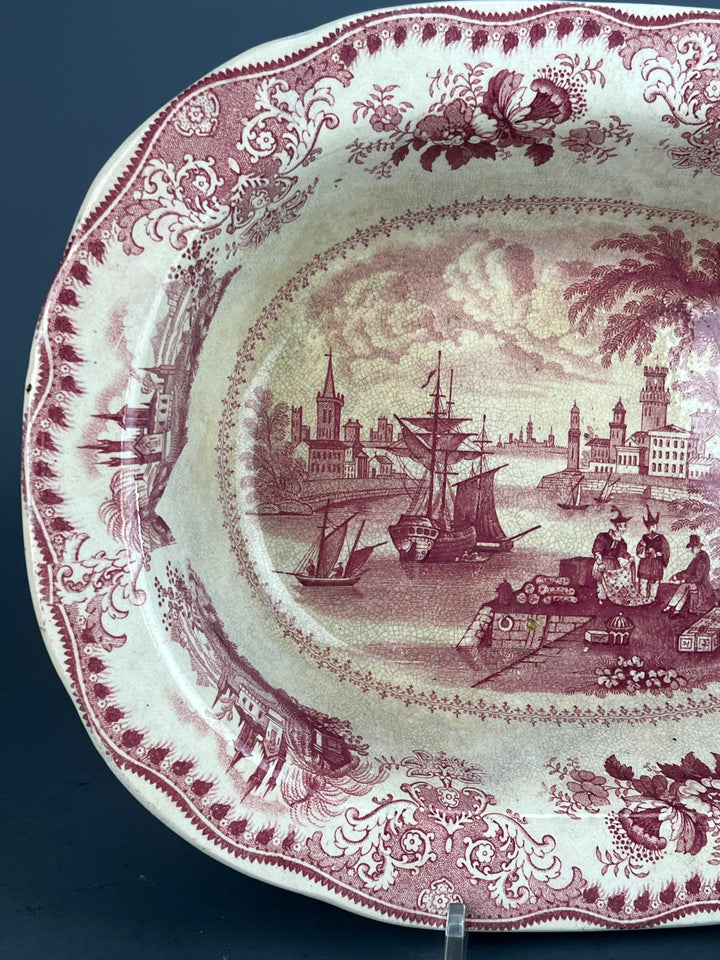 Piatto da portata ceramica olandese
