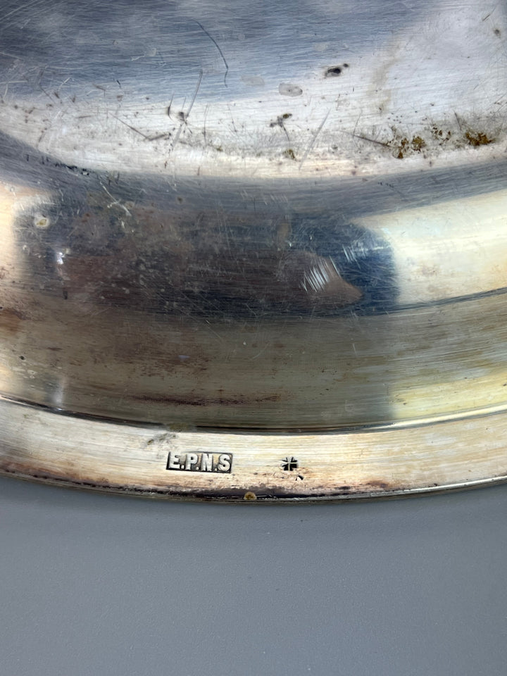 Legumiera silverplated lavorato vintage