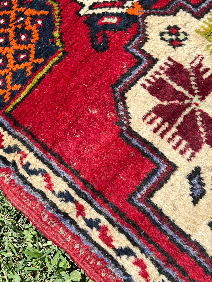 Tappeto persiano Oushak 105x52 cm