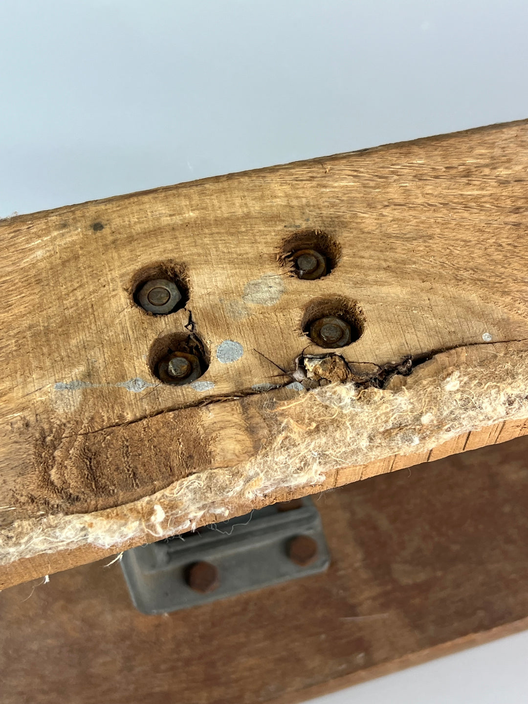 Antico Stiramaniche in legno vintage
