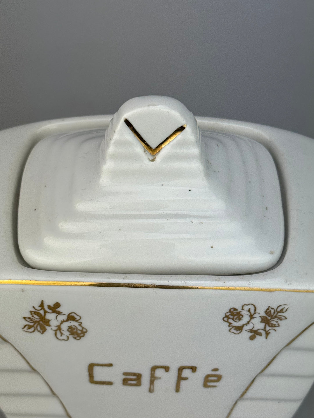 Set barattoli in porcellana Sale e Caffè vintage