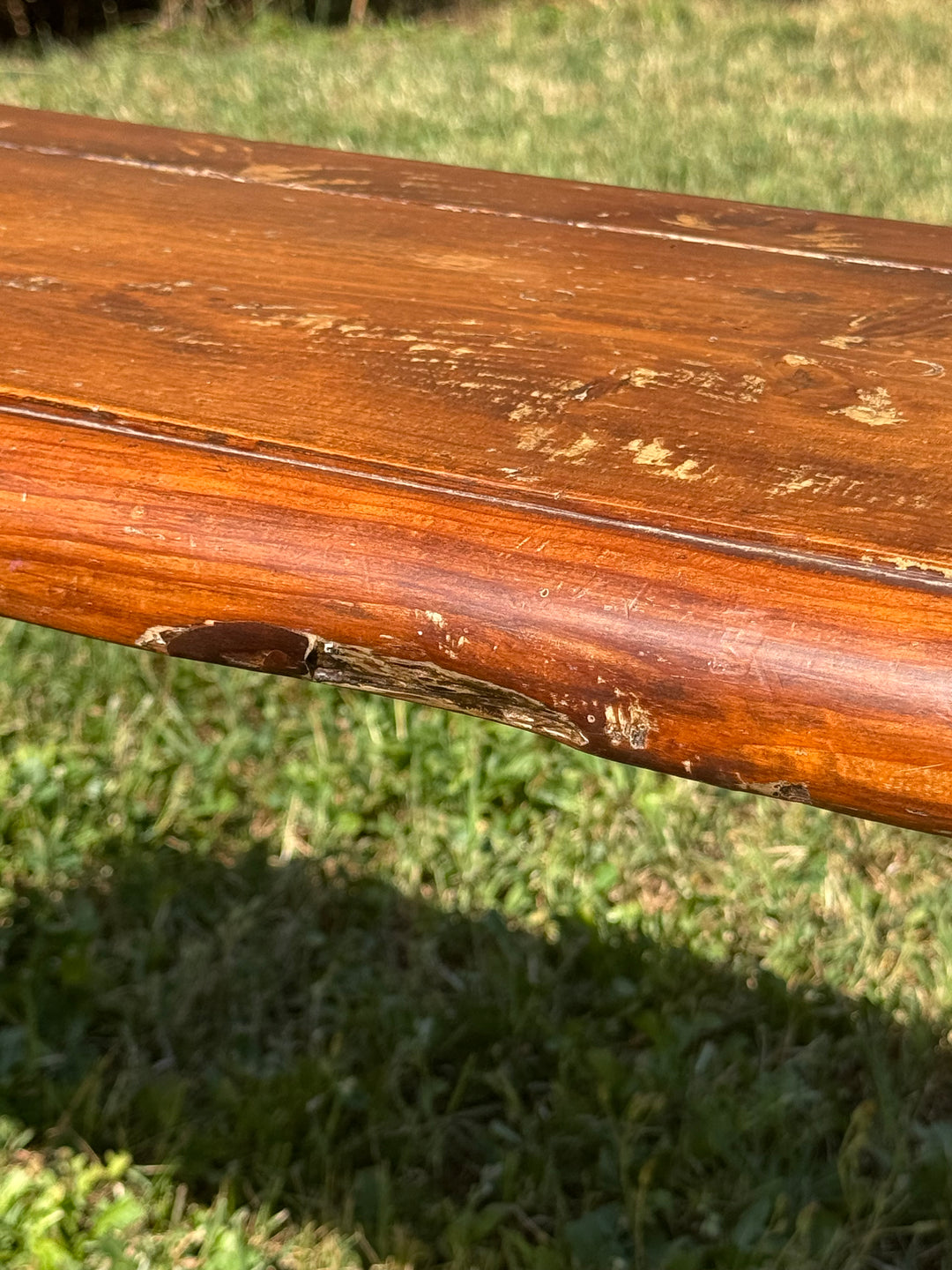 Panche rustiche in legno massello vintage