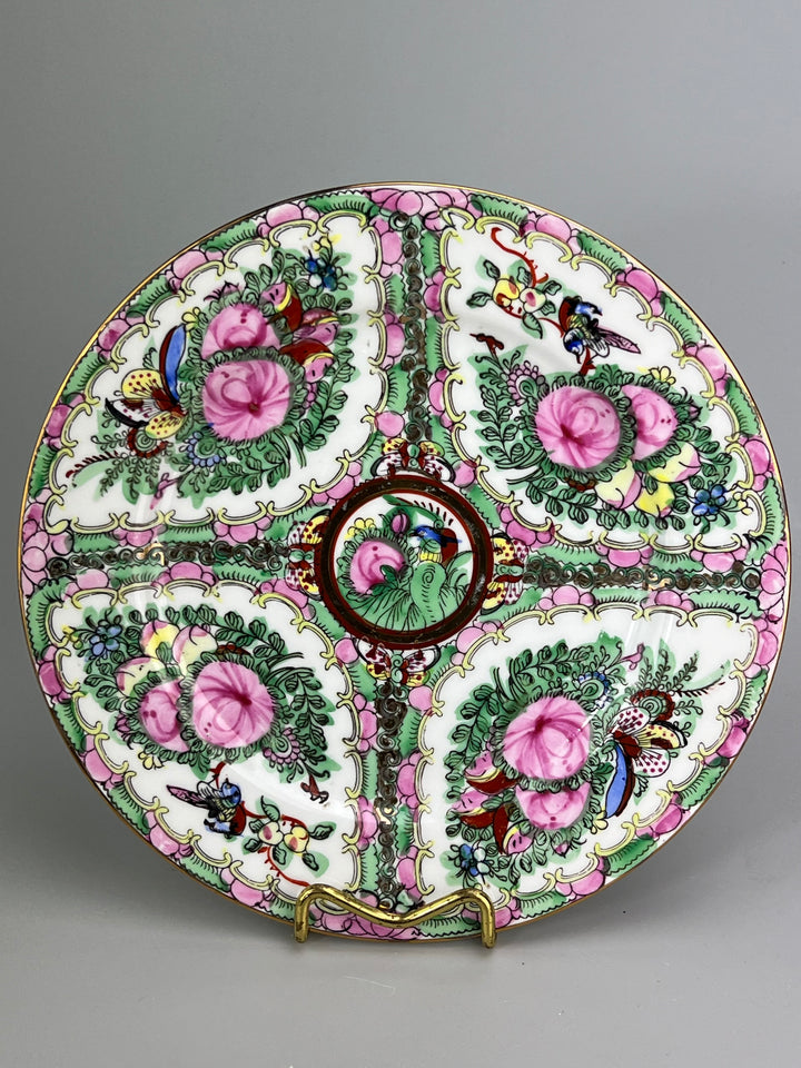 Piatto in porcellana giapponese decoro floreale