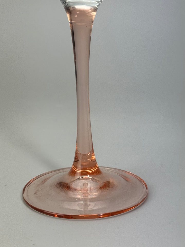 Set di 6 Calici Luminarc France con stelo rosa