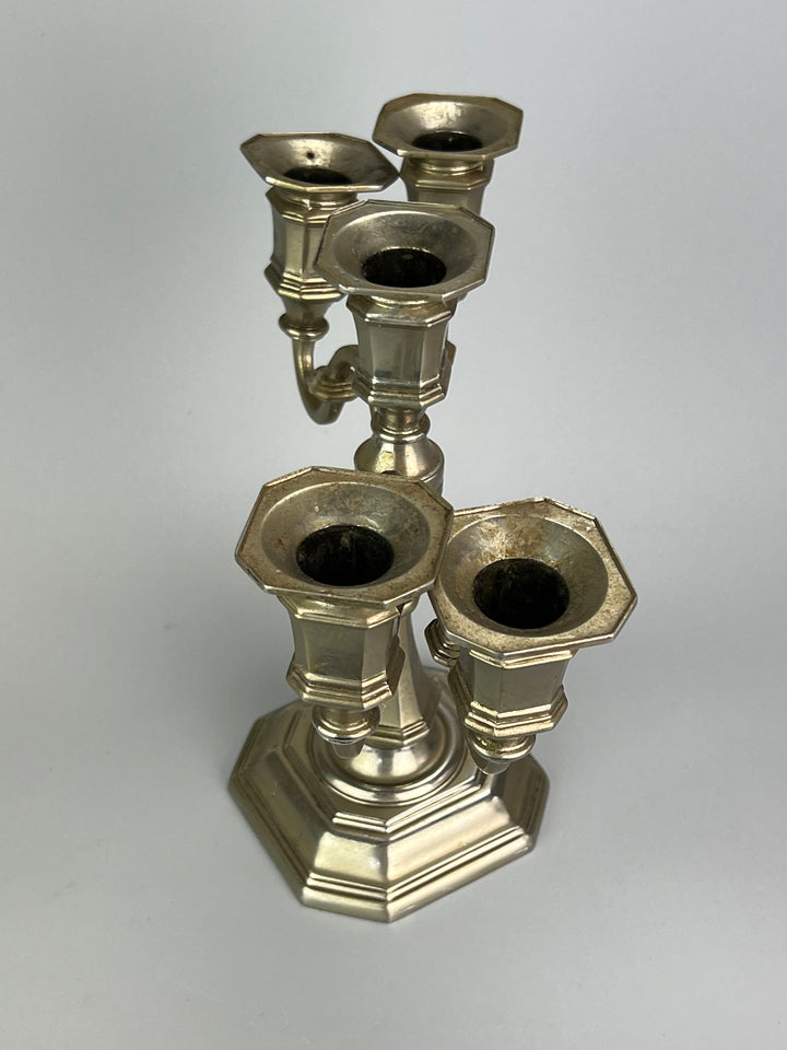 Candelabro a 5 Fiamme in Silverplated – Eleganza Classica