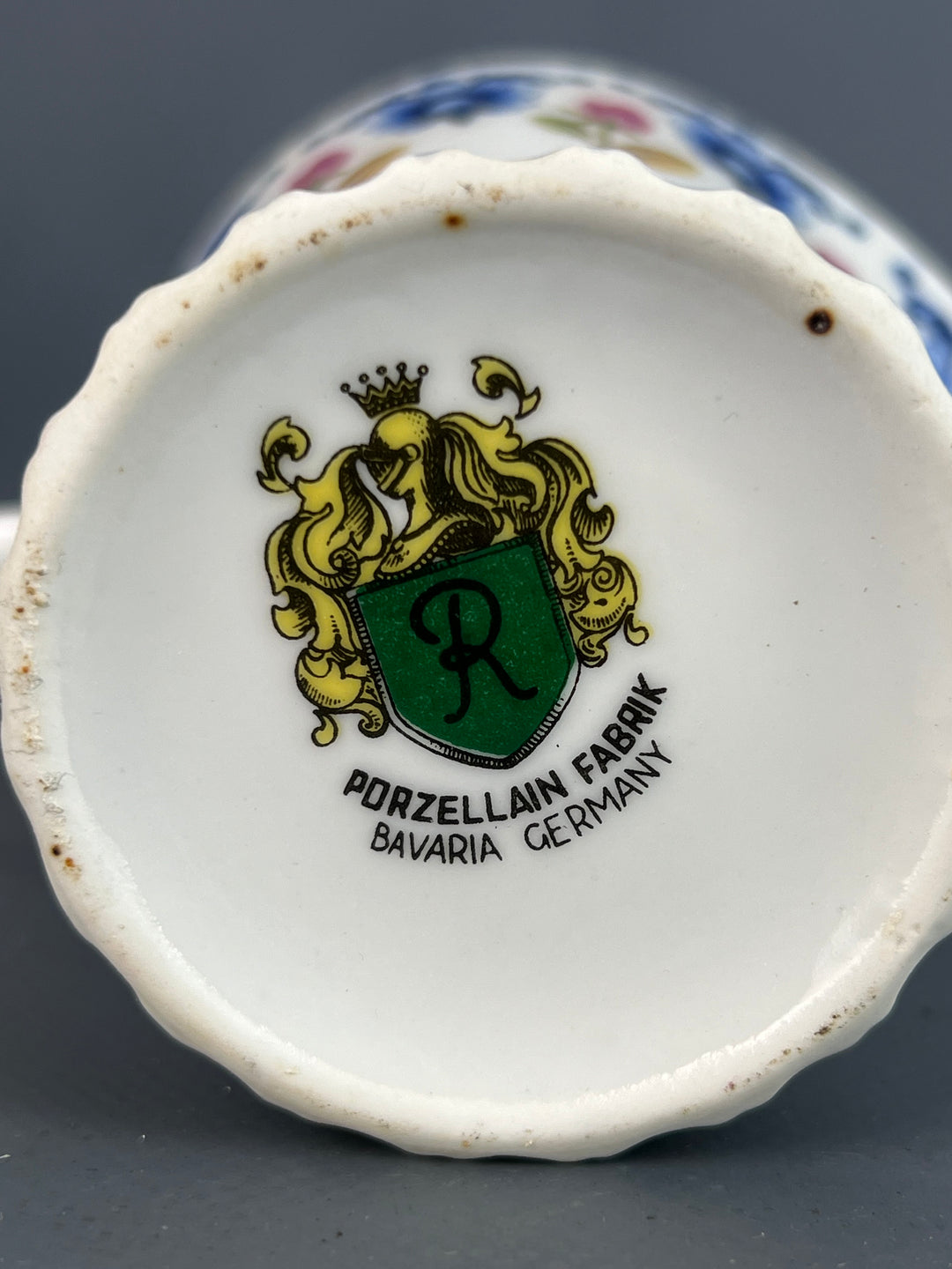 Servizio caffè dodici persone decoro floreale Bavaria