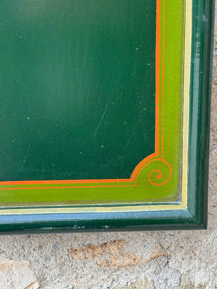Pannello decorativo “French Garden” con lavagna con zucche in rilievo stile country chic