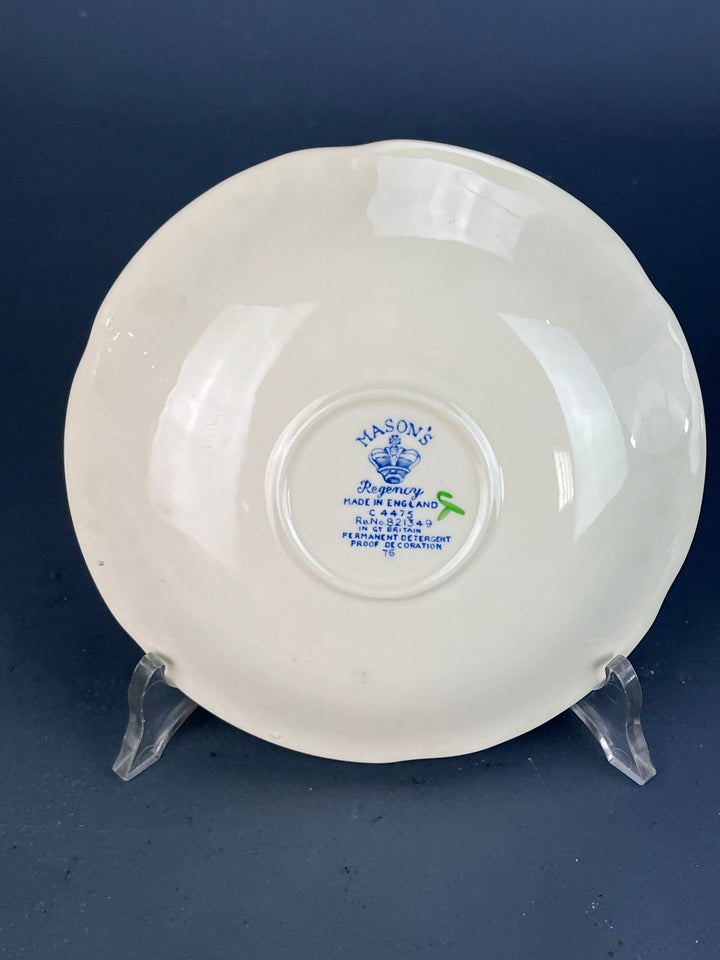 Piattino ceramica Mason’s decoro regency