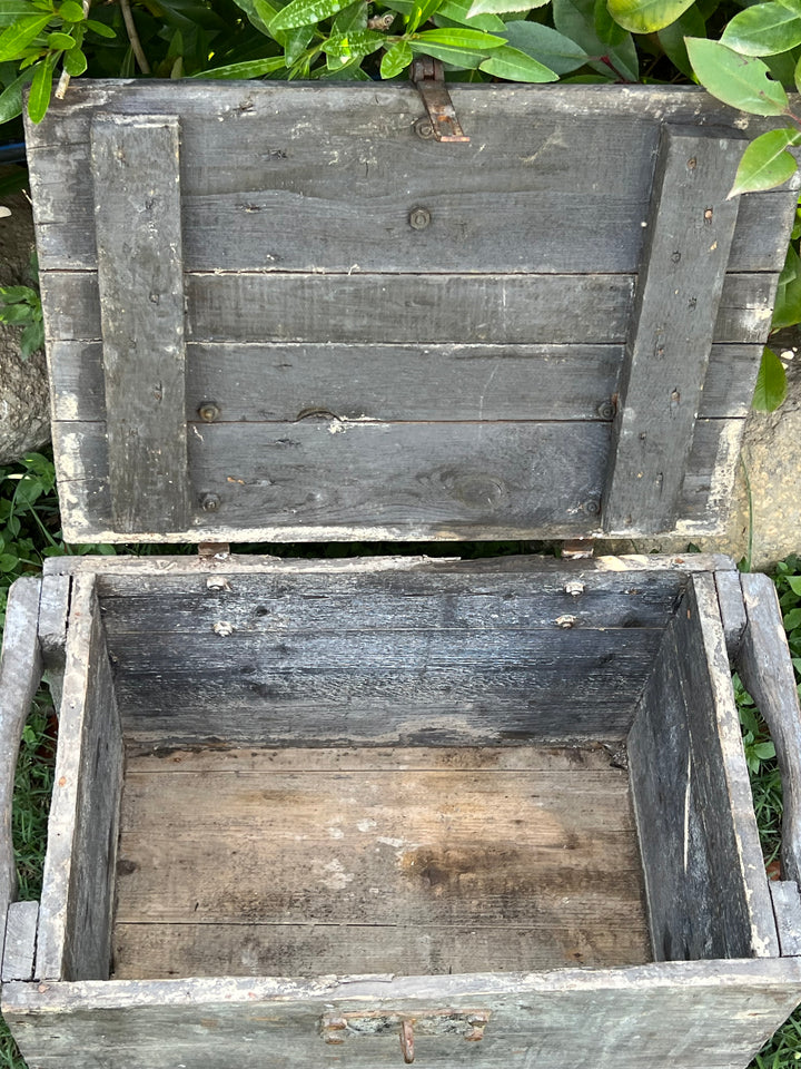 Baule Cassapanca legno vintage