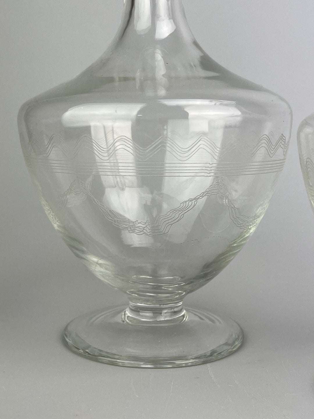 Servizio di calici in cristallo inciso da 4 misure per 8 persone