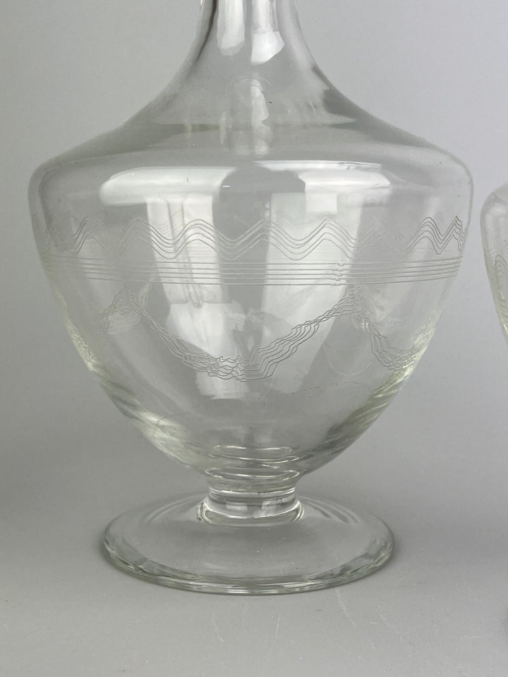 Servizio di calici in cristallo inciso da 4 misure per 8 persone