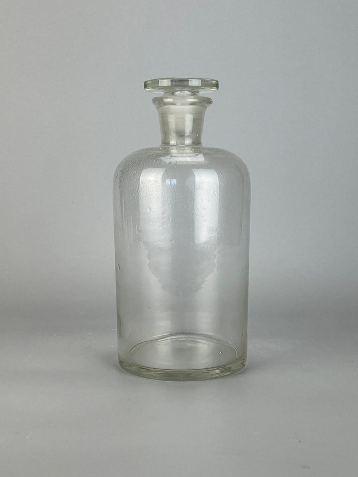 Bottiglia farmacia in vetro vintage