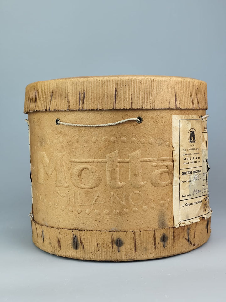 Scatola Vintage Panettone Motta – Milano, Anni ’60 in Cartone Pressato