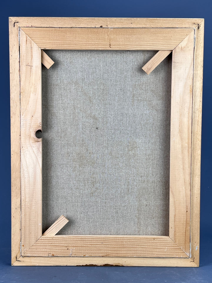 Quadro olio Scorcio cittadino