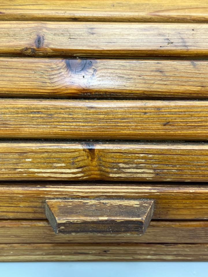 Portapane vintage in legno