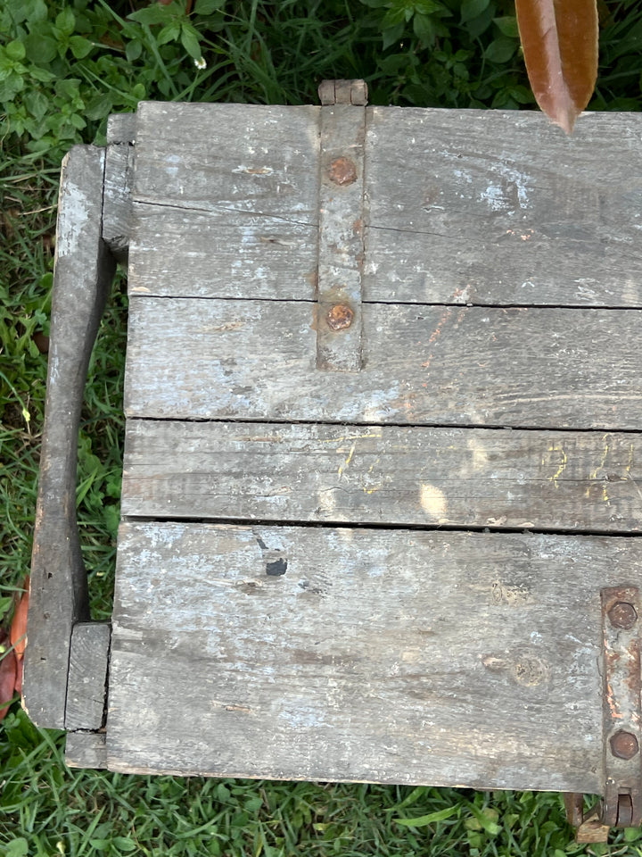 Baule Cassapanca legno vintage