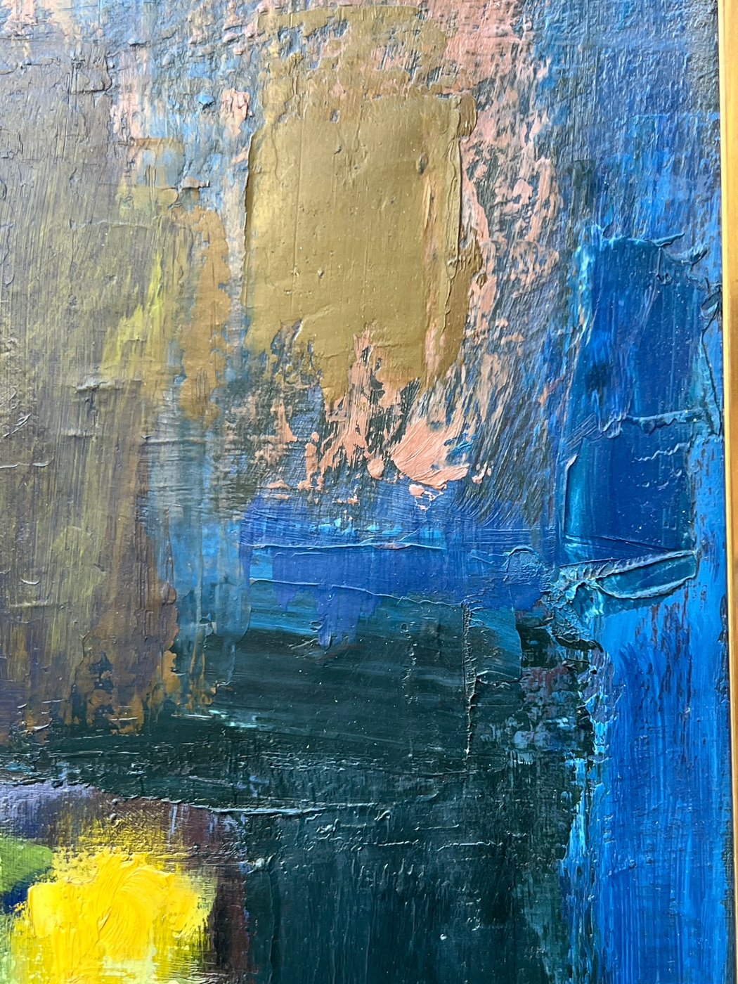 Quadro olio su tela arte astratta contemporanea