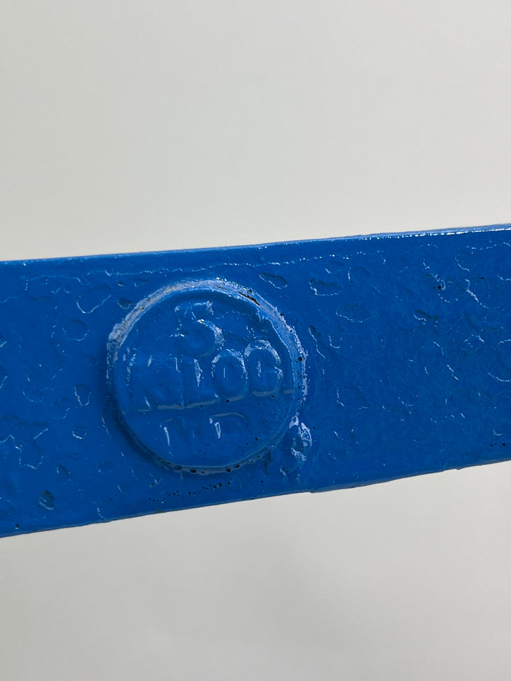 Bilancia vintage in ghisa con piatti in ottone