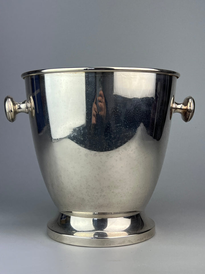 Secchiello da Ghiaccio in Silverplate – Stile Classico con Manici, Vintage