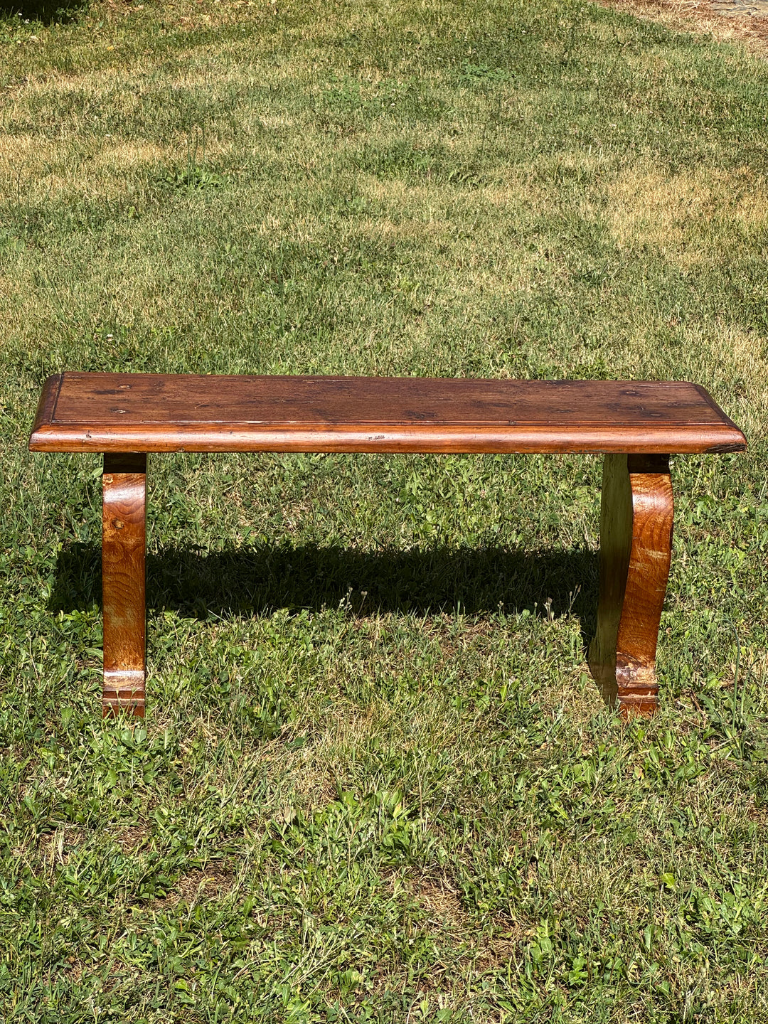 Panche rustiche in legno massello vintage