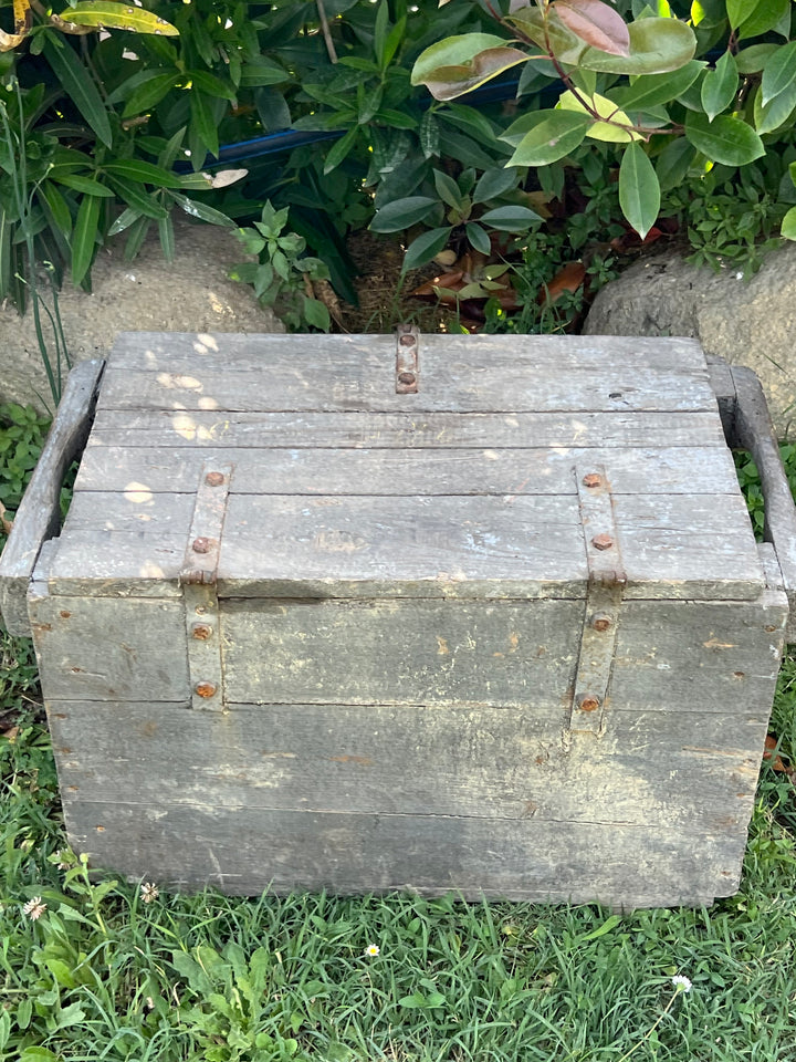 Baule Cassapanca legno vintage