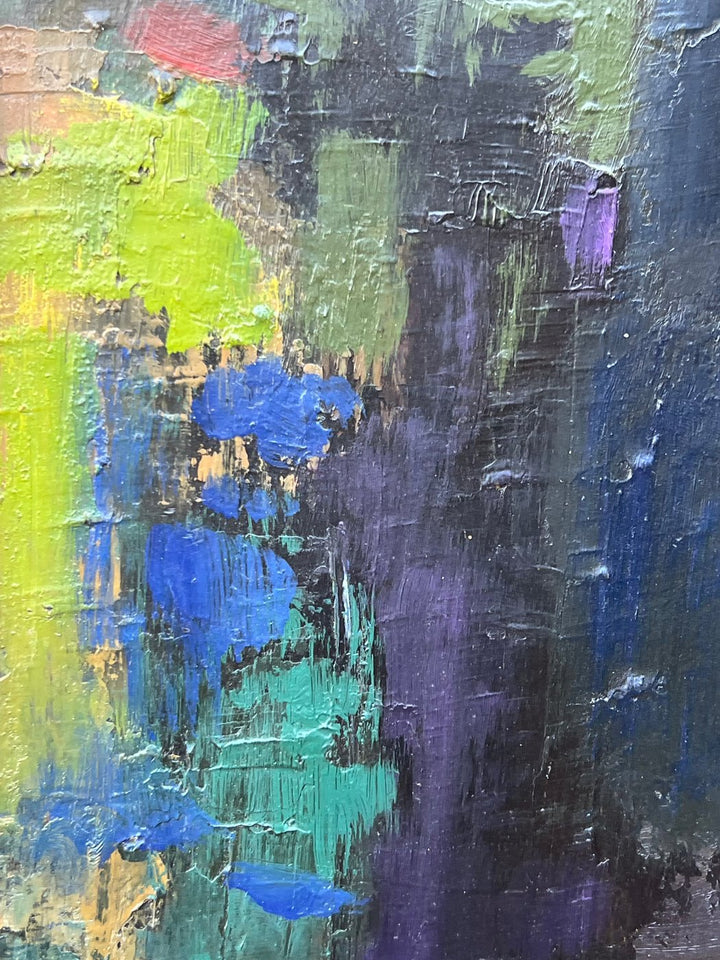 Quadro olio su tela arte astratta contemporanea