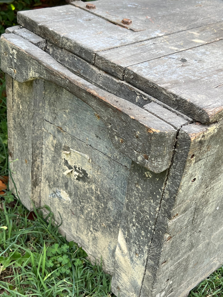Baule Cassapanca legno vintage