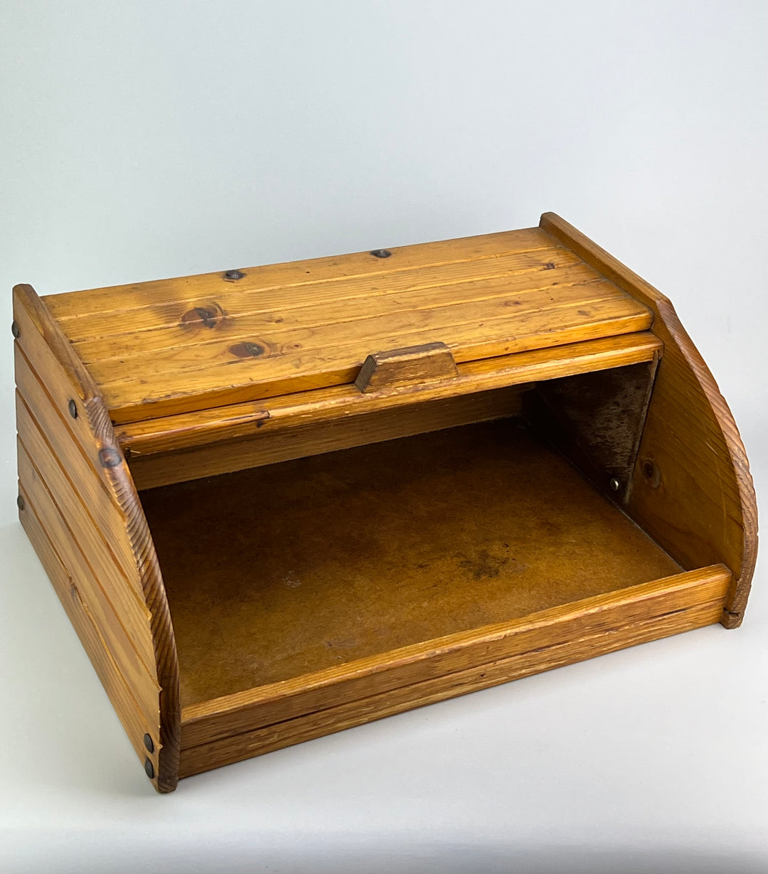 Portapane vintage in legno