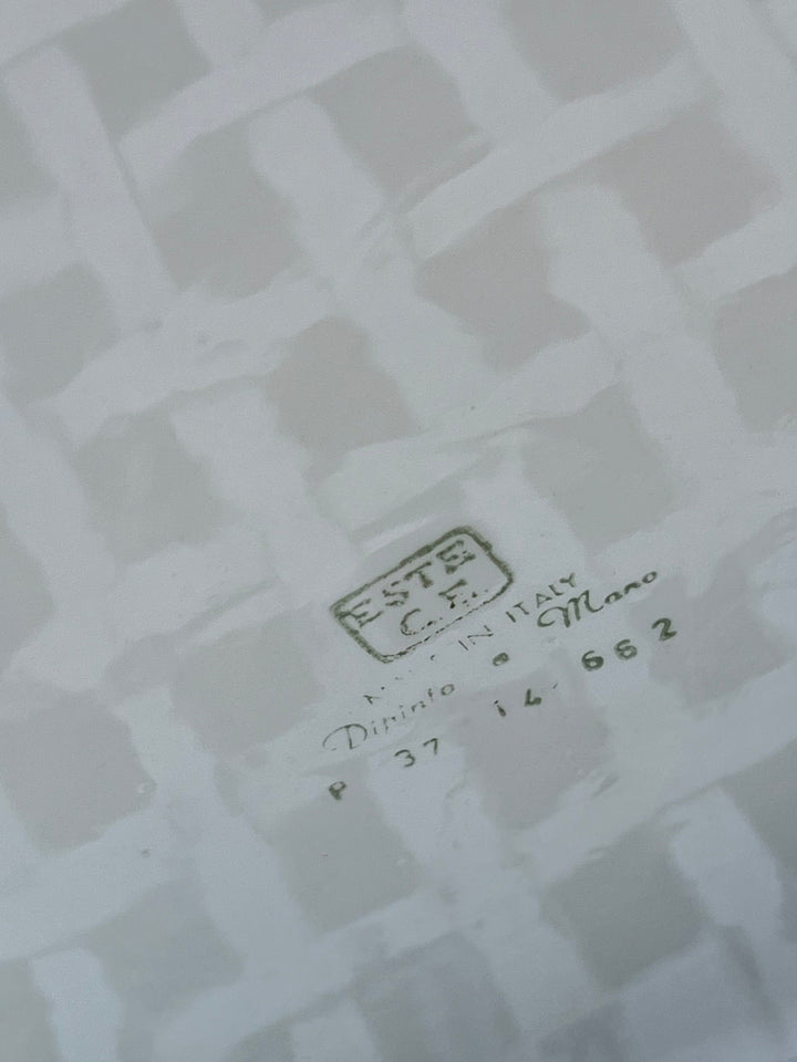 Cachepot in ceramica d’Este decoro con pomodori, anni ’80