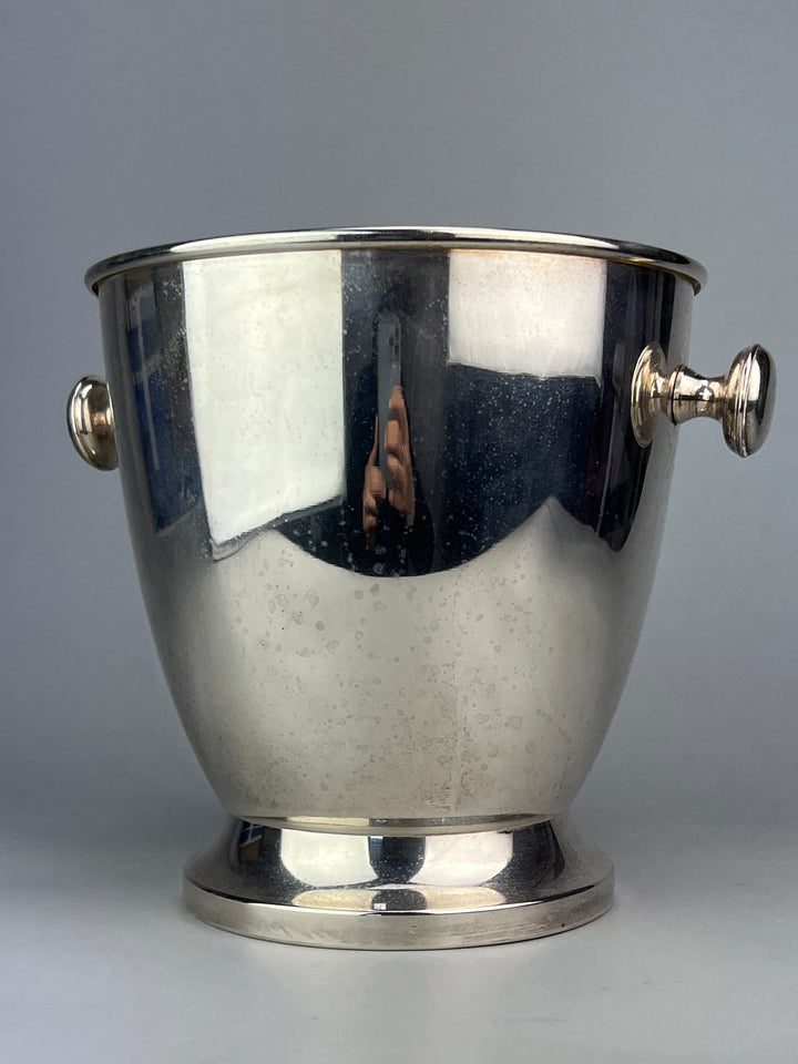 Secchiello da Ghiaccio in Silverplate – Stile Classico con Manici, Vintage