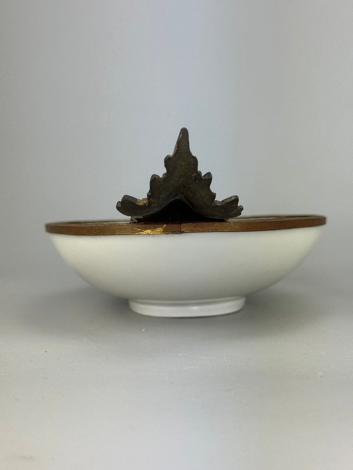 Svuotatasche vintage Limoges France in porcellana dipinta a mano