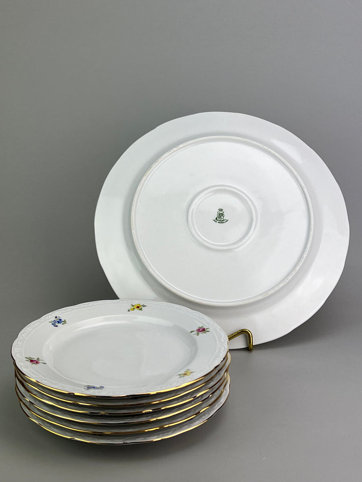 Servizio da dolce da sei persone in porcellana Apulum