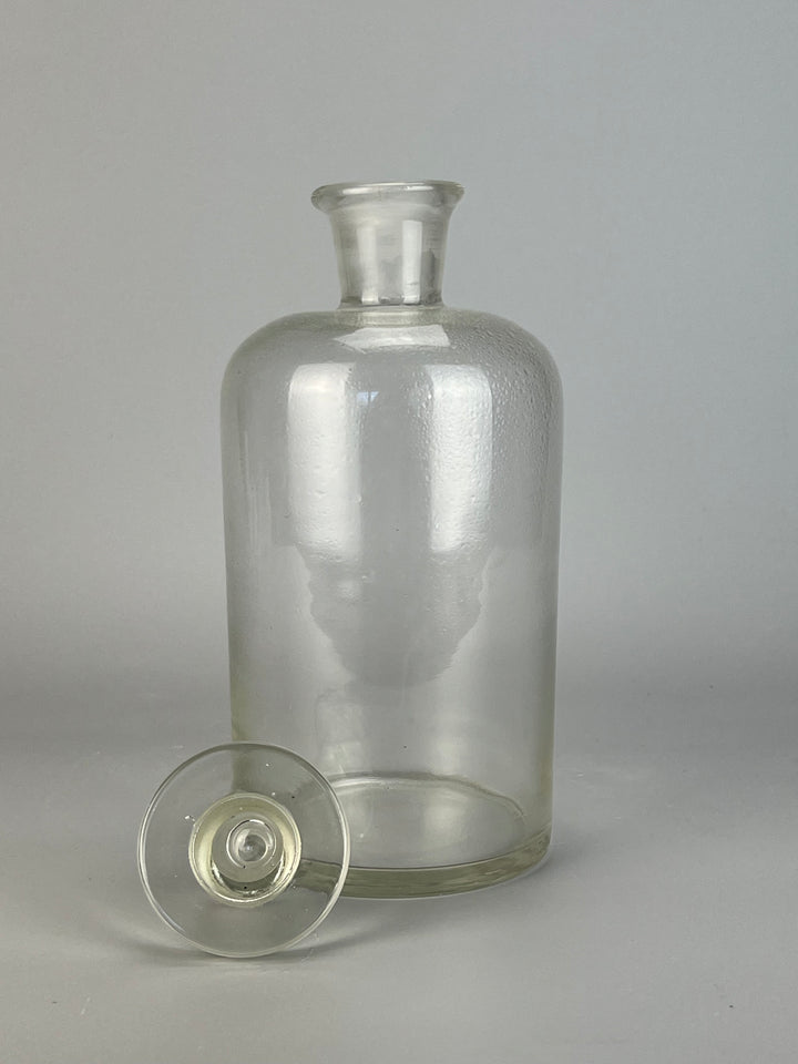 Bottiglia farmacia in vetro vintage