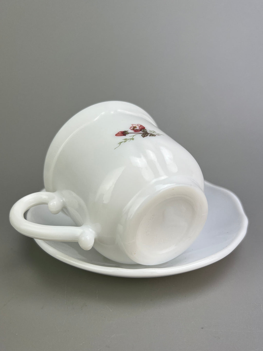 Set da tè per sei persone Arcopal decoro fiori rosa