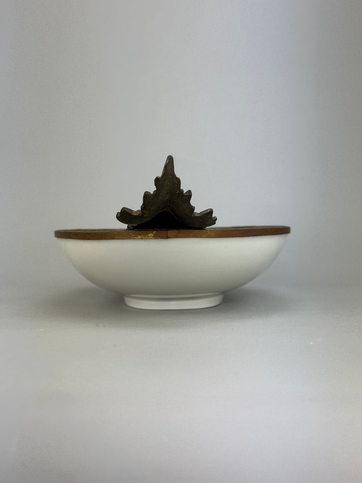 Svuotatasche vintage Limoges France in porcellana dipinta a mano