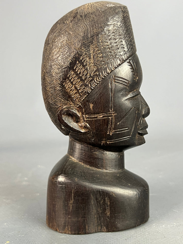 Statuetta africana ebano intagliato