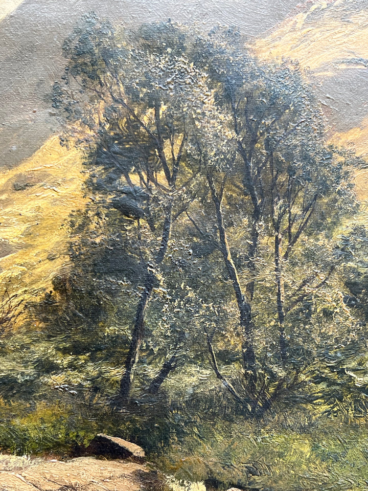 Quadro dipinto ad olio James Peel