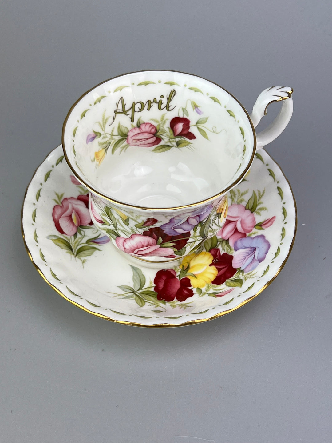 Tazza da tè Royal Albert Flower of the Month "April"