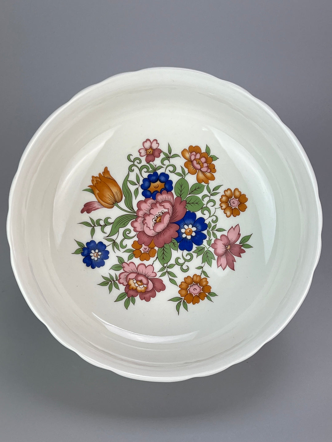 Set Macedonia Pontesa – Decoro "Rosaleda", 14 Pezzi in Porcellana Decorata