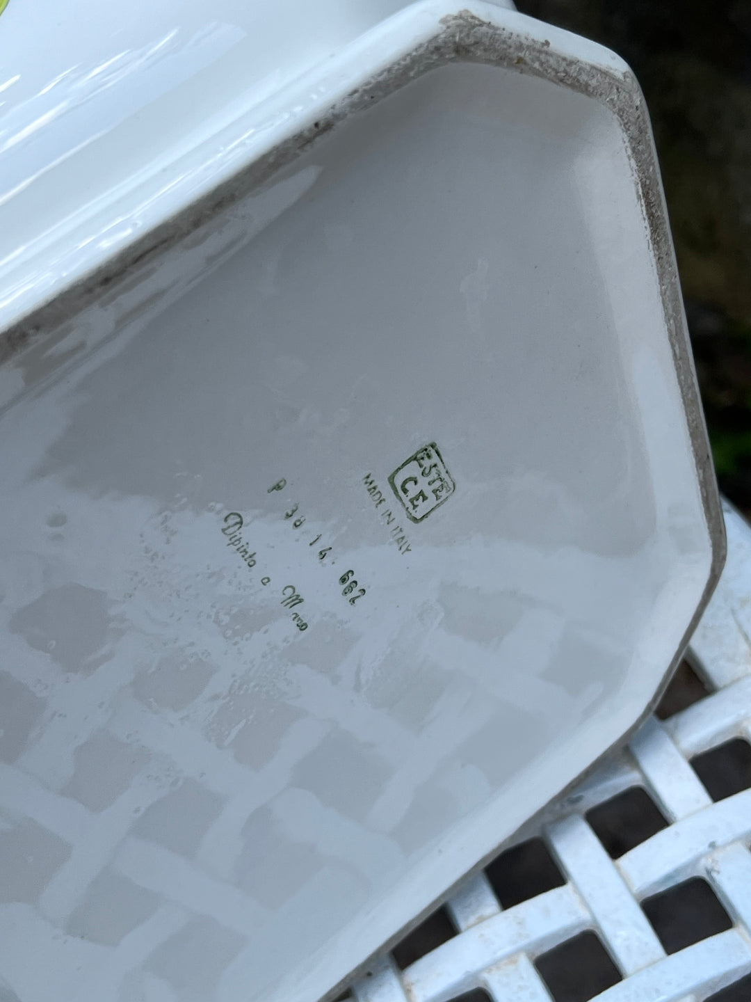 Cachepot in ceramica Ceramica d’Este decoro pomodori