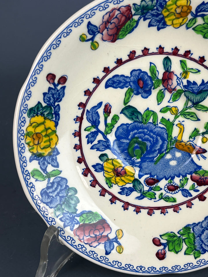 Piattino ceramica Mason’s decoro regency