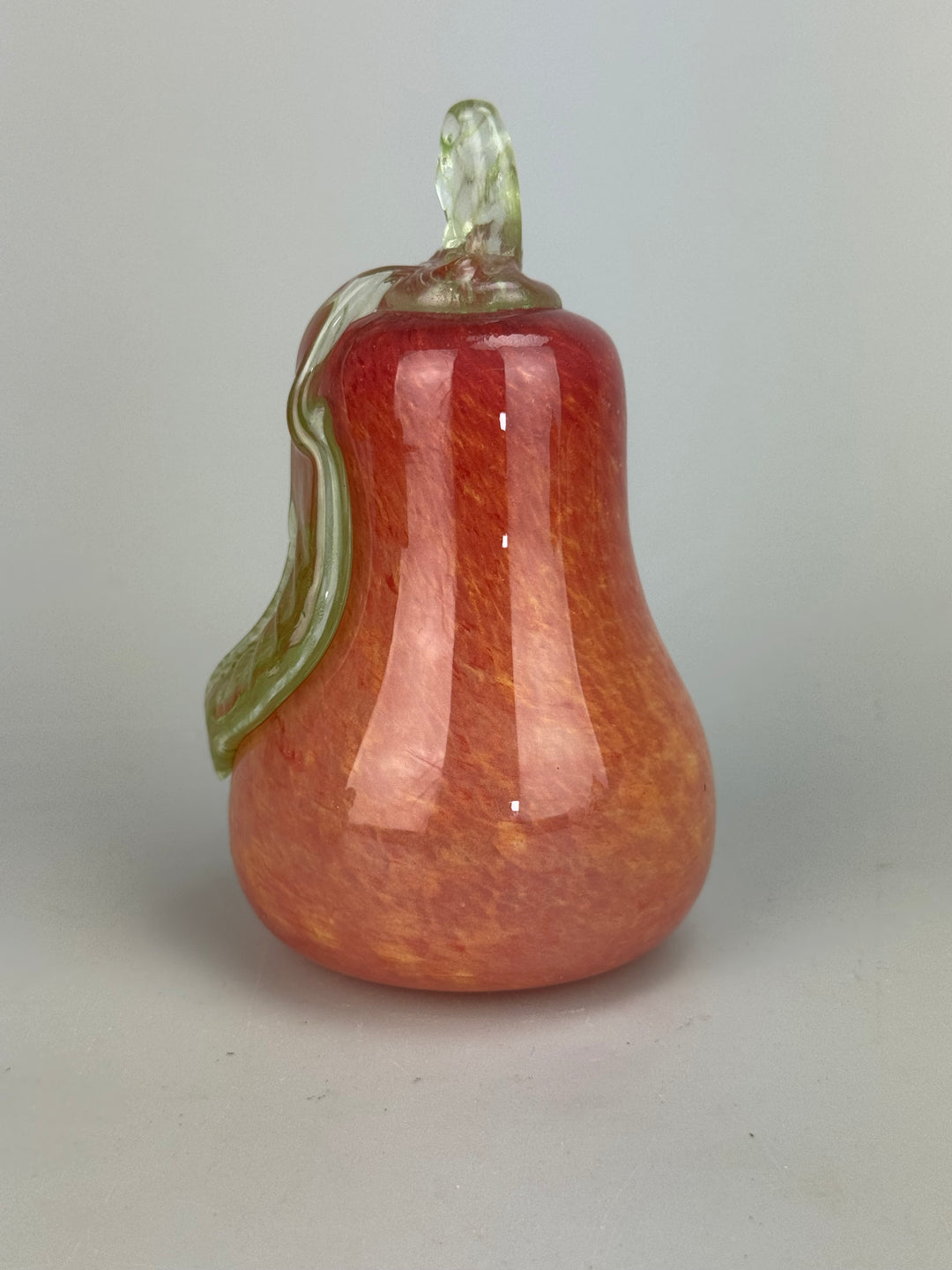 Set di frutta decorativa in vetro soffiato colorato 6 pezzi vintage