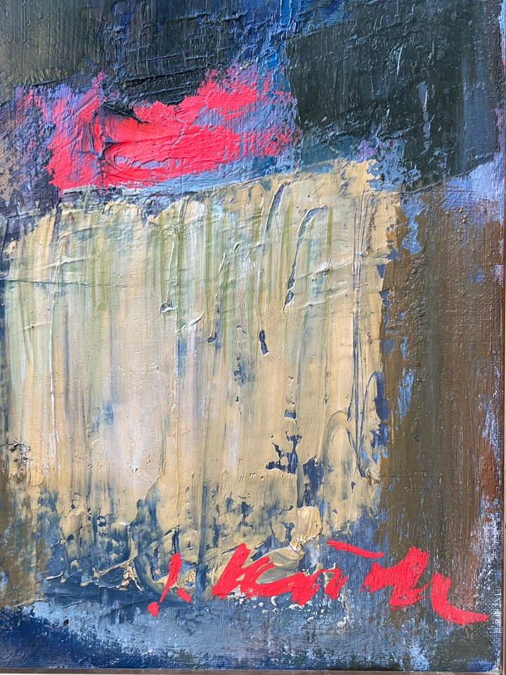 Quadro olio su tela arte astratta contemporanea